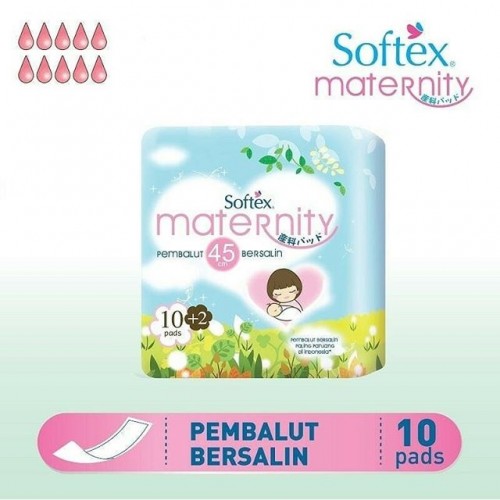 Softex Maternity Pembalut Bersalin 45cm - 10 Pads